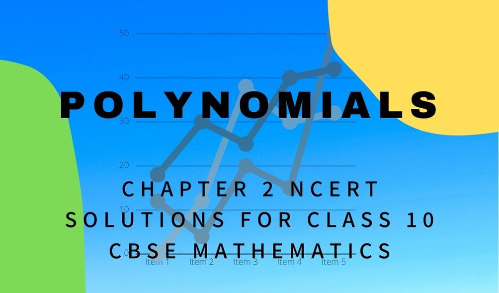 Polynomials Chapter 2 NCERT Solutions For Class 10 CBSE Mathematics